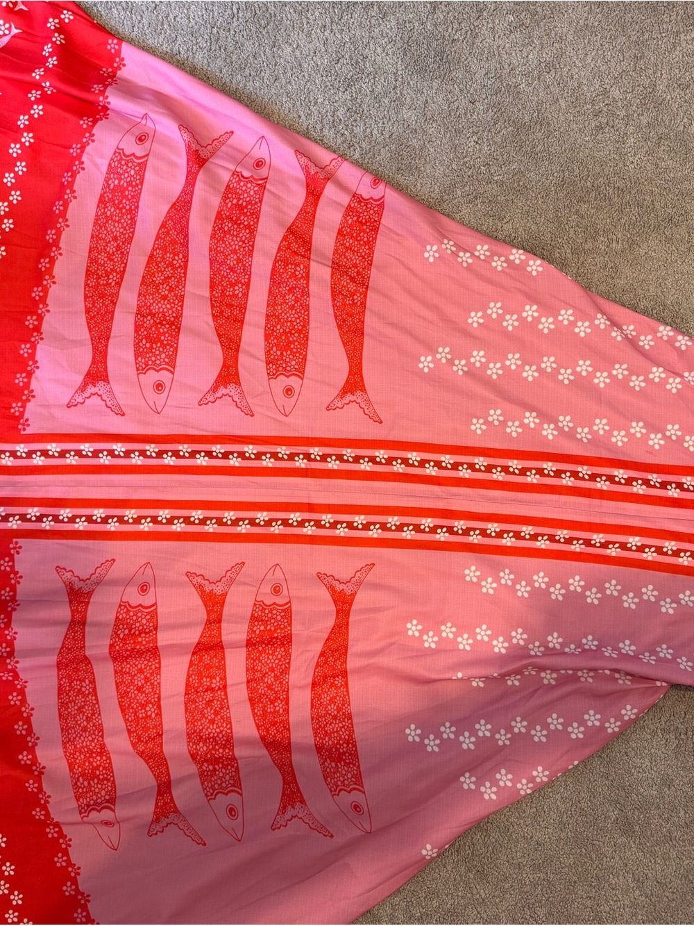 Red & Pink Floral Maxi Dress - Picture 3 of 3